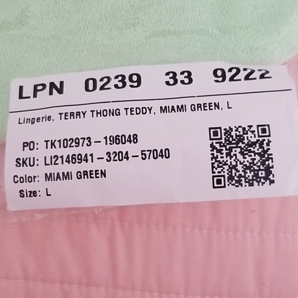 Savage X Fenty Terry thong teddy - Picture 4 of 4